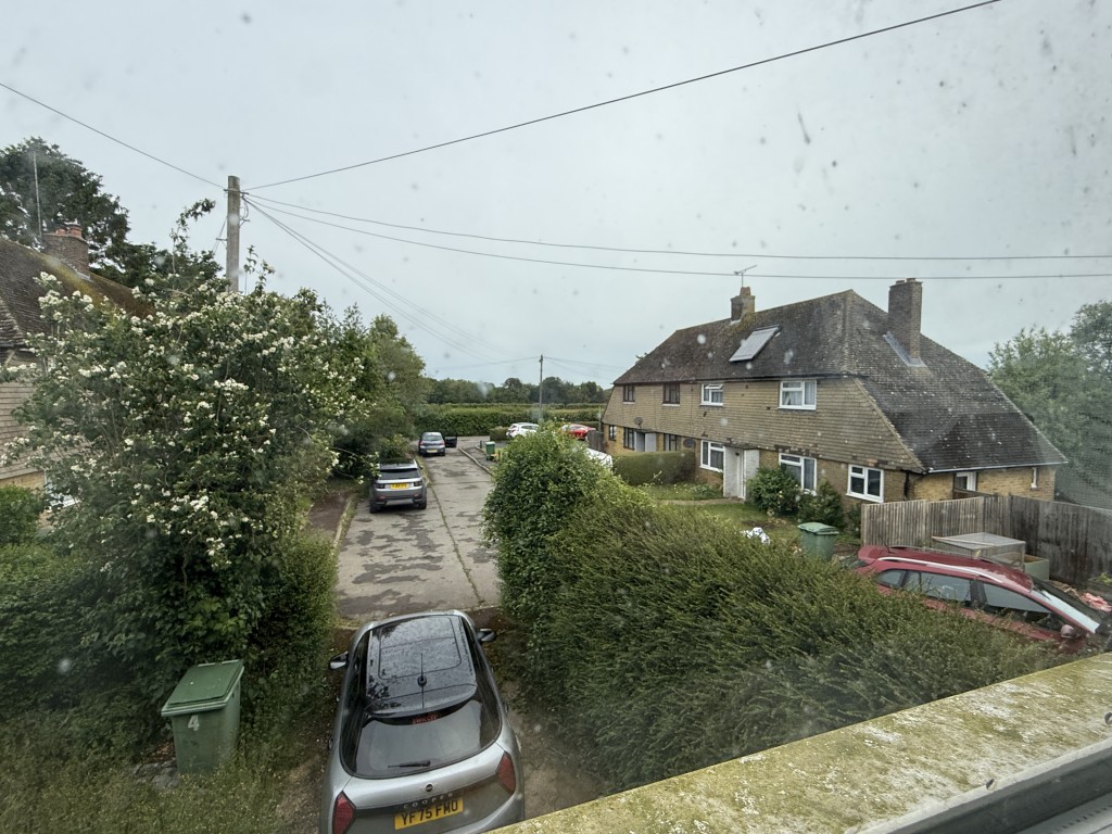 Lot: 132 - RURAL SEMI-DETACHED HOUSE IN NEED OF COMPLETE REFURBISHMENT - View to front from Semi